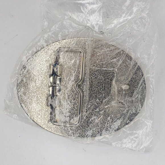 Eagle Star Sun Burst Belt Buckle Silver Gold Tone New Western Style Bird - Picture 8 of 8